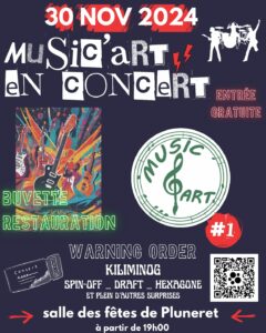 affiche music'art concert 30 novembre 2024